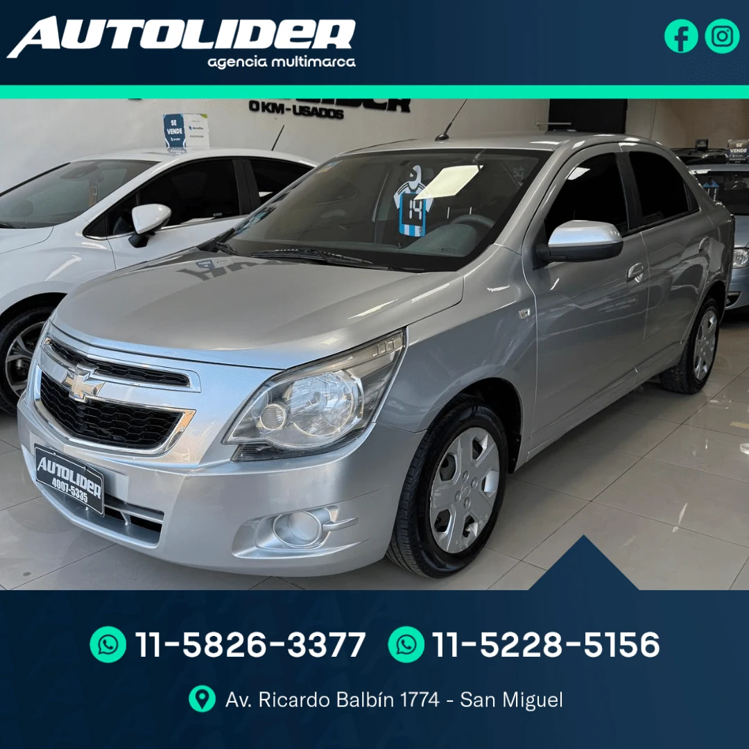 Chevrolet COBALT 1.3 TD LT 2014 — foto 1 — Autolíder San Miguel