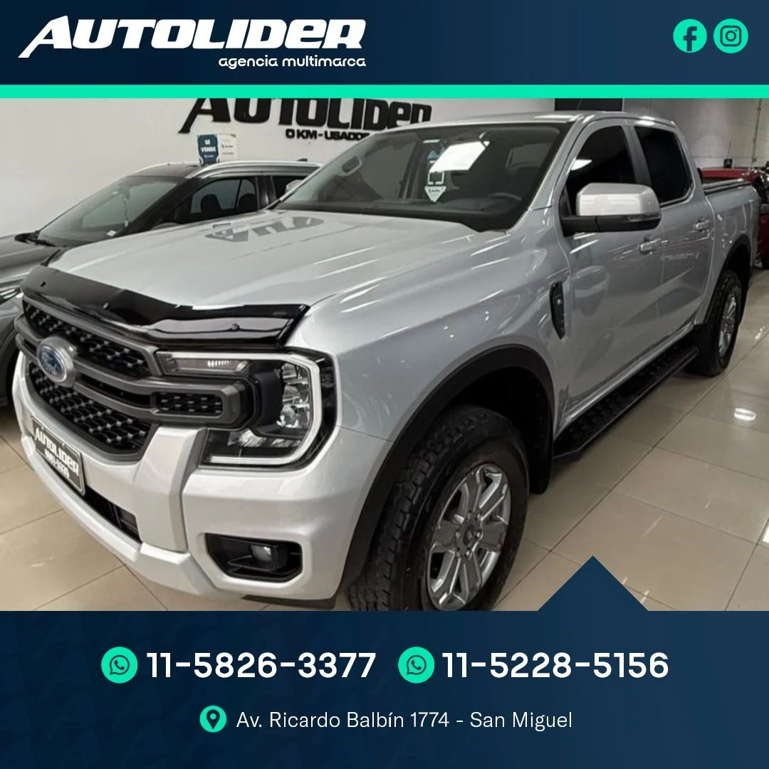 Ford Ranger DC XLS 3.0 V6 4x4 10AT 2025 — foto 1 — Autolíder San Miguel