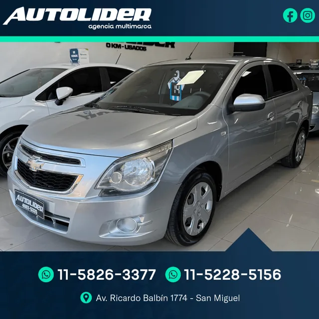 Chevrolet COBALT 1.3 TD LT 2014 — Autolíder San Miguel
