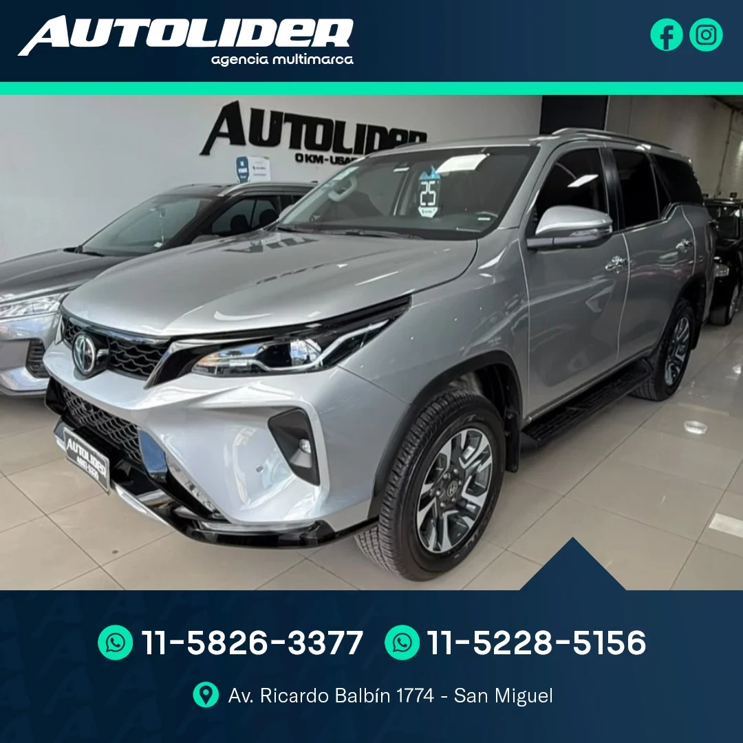 Toyota SW4 2.8 TDI 4x4 SRX AT 7AS 2025 — foto 7 — Autolíder San Miguel